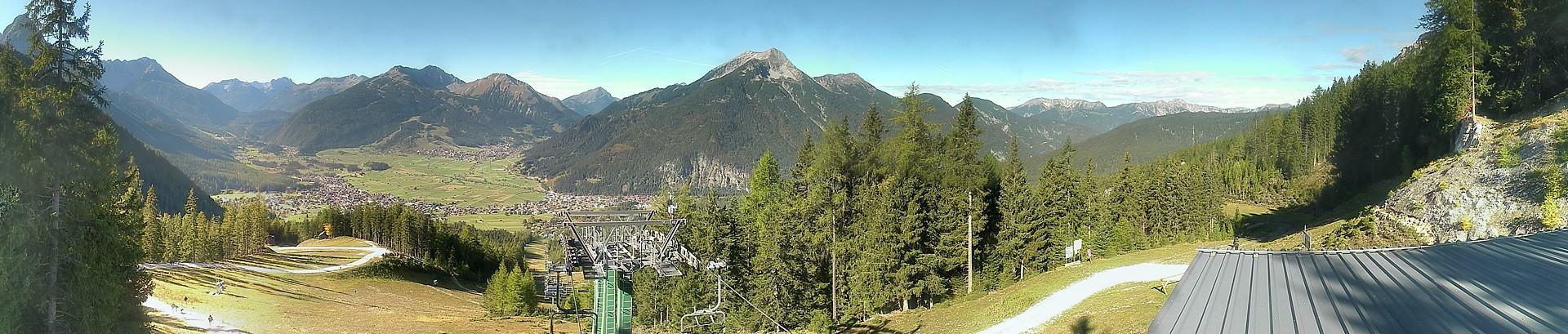 Archiv Foto Webcam 3er Sessellift im Skigebiet Ehrwald
