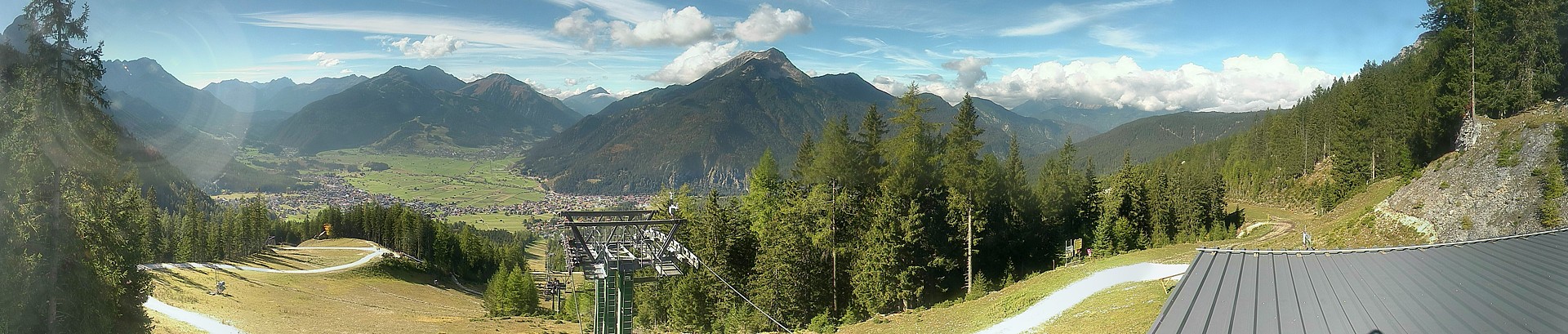 Archiv Foto Webcam 3er Sessellift im Skigebiet Ehrwald