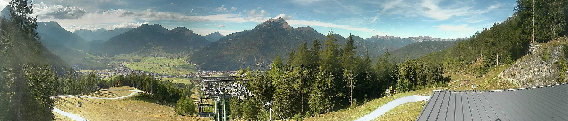 Archiv Foto Webcam 3er Sessellift im Skigebiet Ehrwald