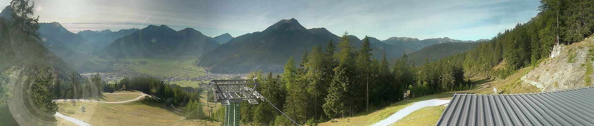 Archiv Foto Webcam 3er Sessellift im Skigebiet Ehrwald