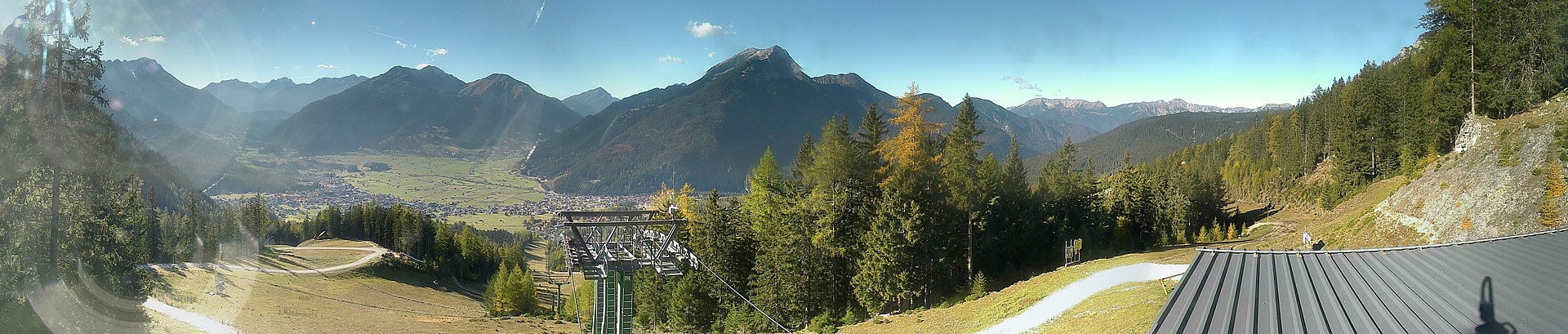 Archiv Foto Webcam 3er Sessellift im Skigebiet Ehrwald