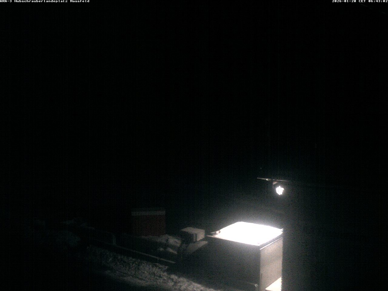 Archiv Foto Webcam Hubschrauberlandeplatz Nassfeld