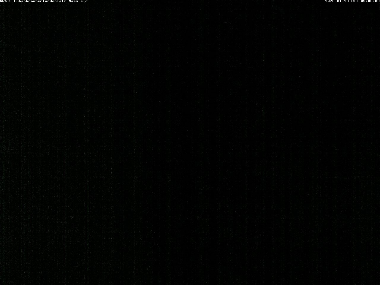 Archiv Foto Webcam Hubschrauberlandeplatz Nassfeld