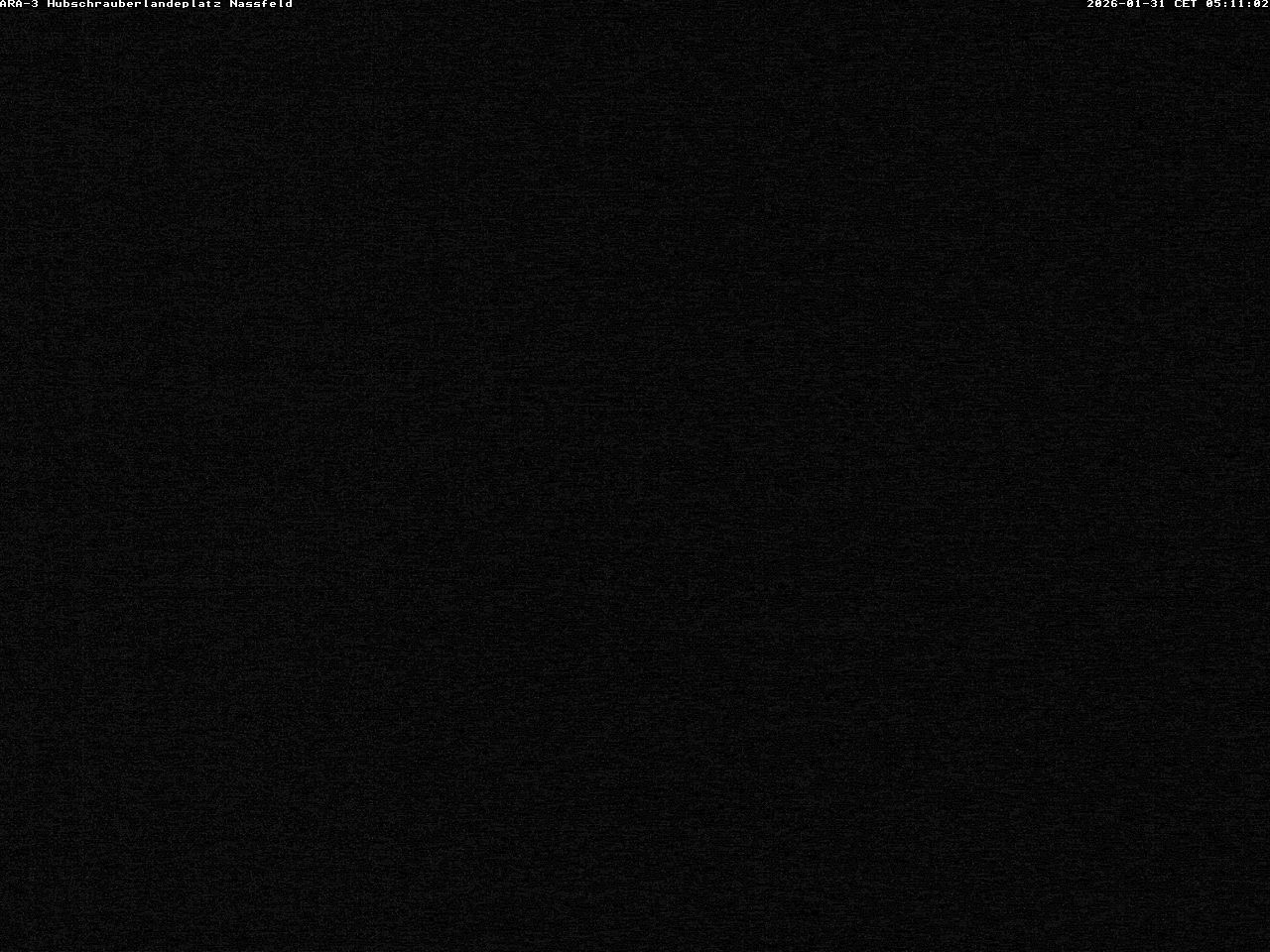 Archiv Foto Webcam Hubschrauberlandeplatz Nassfeld