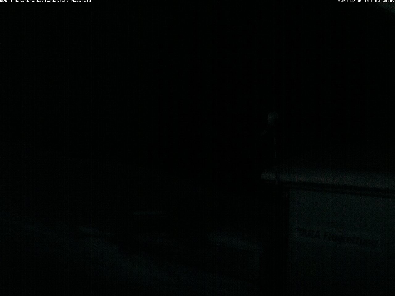 Archiv Foto Webcam Hubschrauberlandeplatz Nassfeld