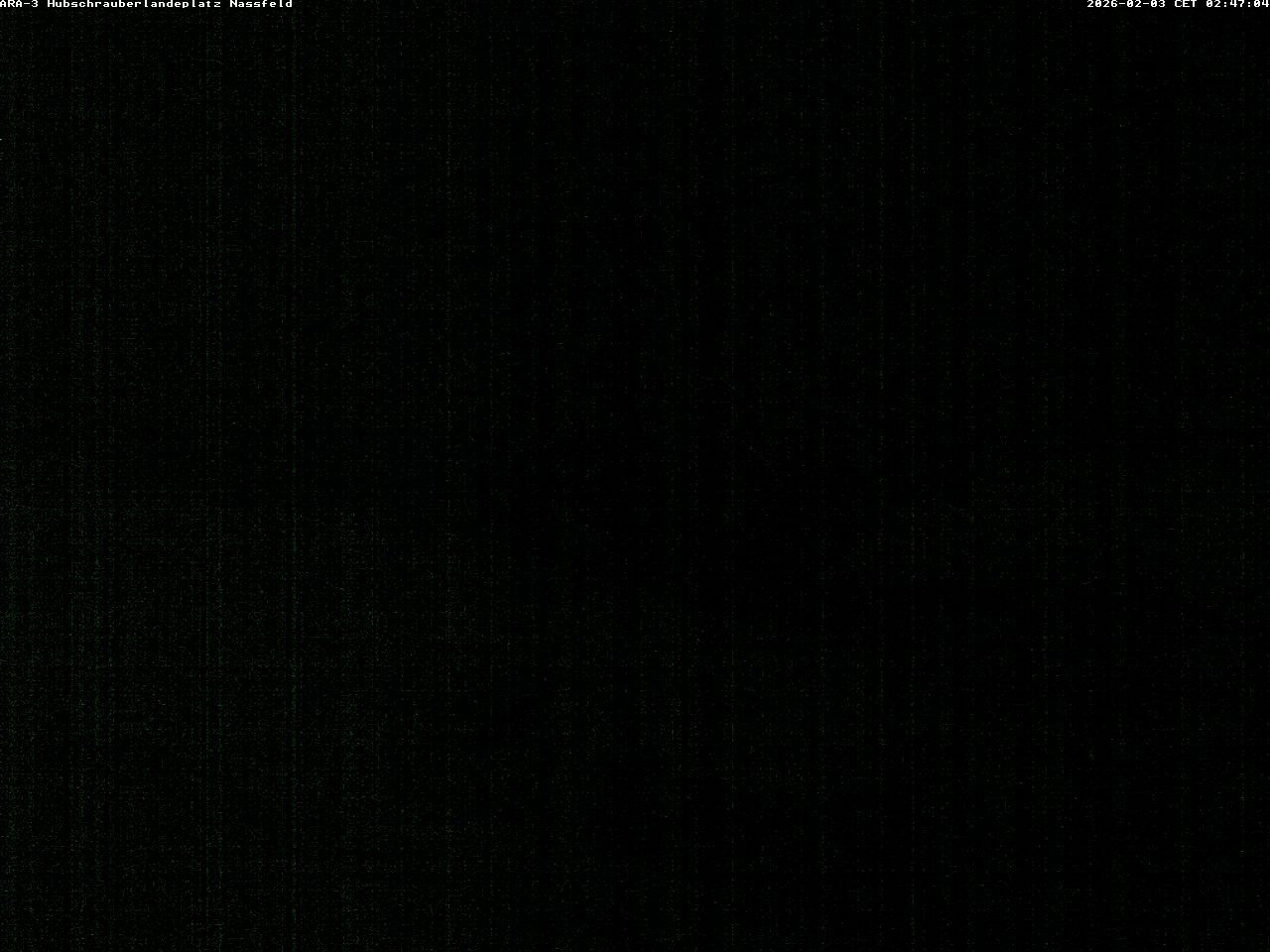 Archiv Foto Webcam Hubschrauberlandeplatz Nassfeld