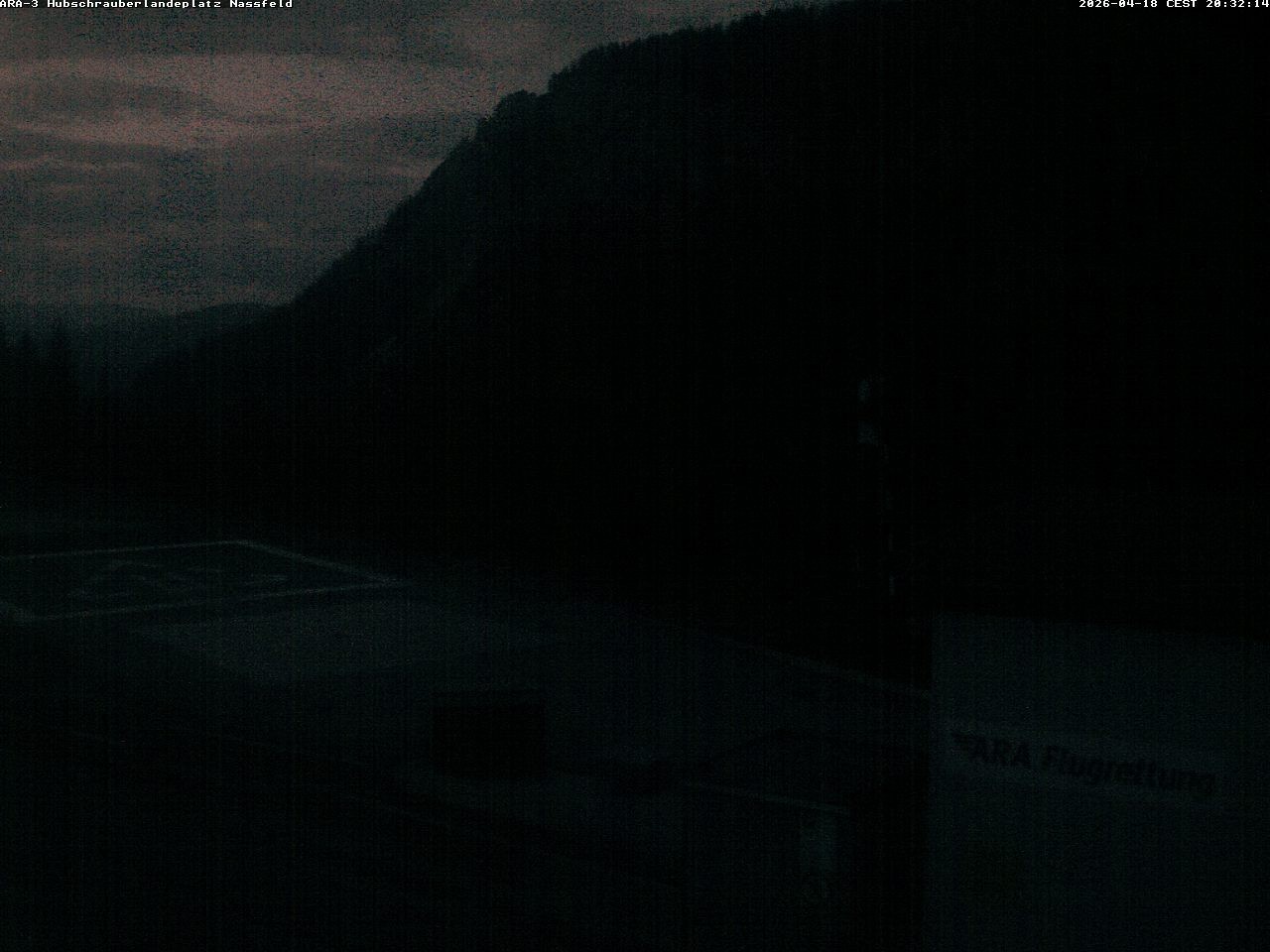 Archived image Webcam Heliport at Skiresort Nassfeld