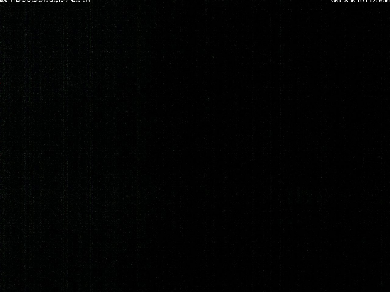 Archiv Foto Webcam Hubschrauberlandeplatz Nassfeld