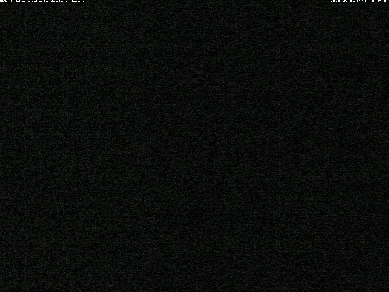 Archiv Foto Webcam Hubschrauberlandeplatz Nassfeld