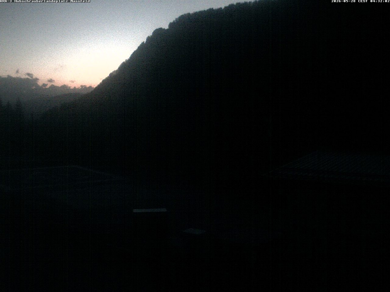 Archived image Webcam Heliport at Skiresort Nassfeld