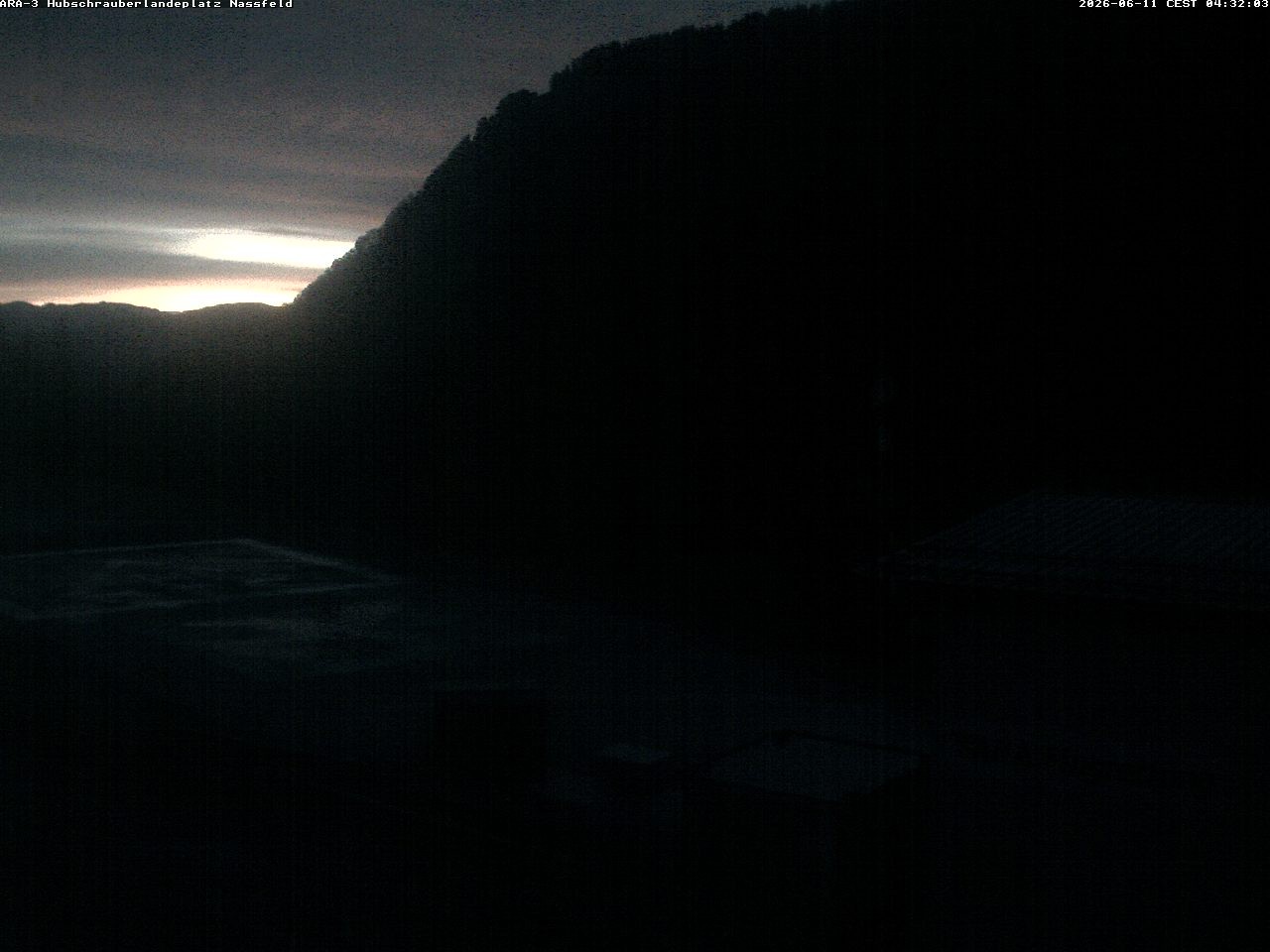 Archived image Webcam Heliport at Skiresort Nassfeld