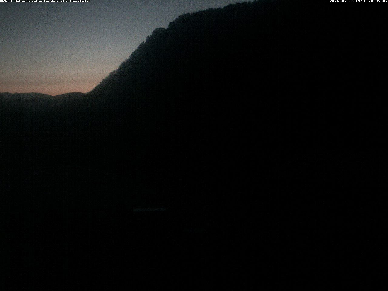 Archived image Webcam Heliport at Skiresort Nassfeld