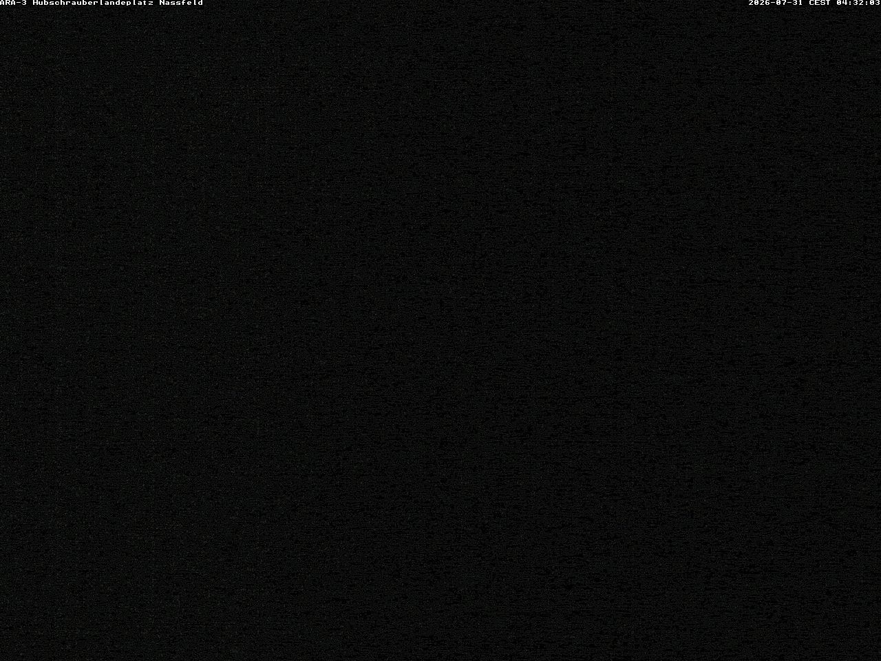 Archiv Foto Webcam Hubschrauberlandeplatz Nassfeld