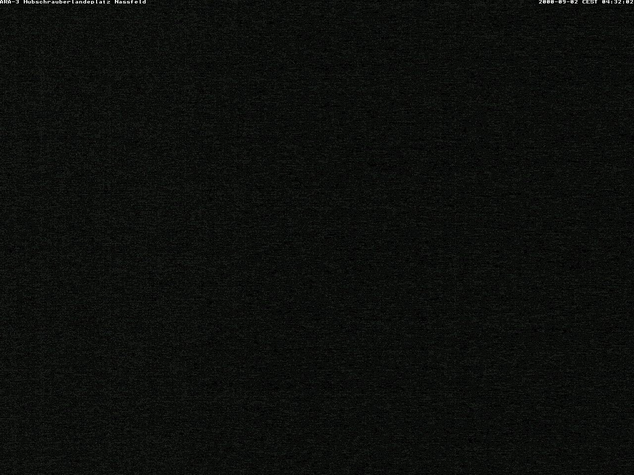 Archiv Foto Webcam Hubschrauberlandeplatz Nassfeld