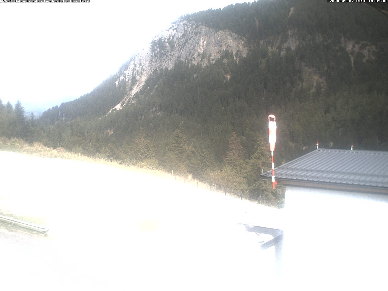 Archiv Foto Webcam Hubschrauberlandeplatz Nassfeld