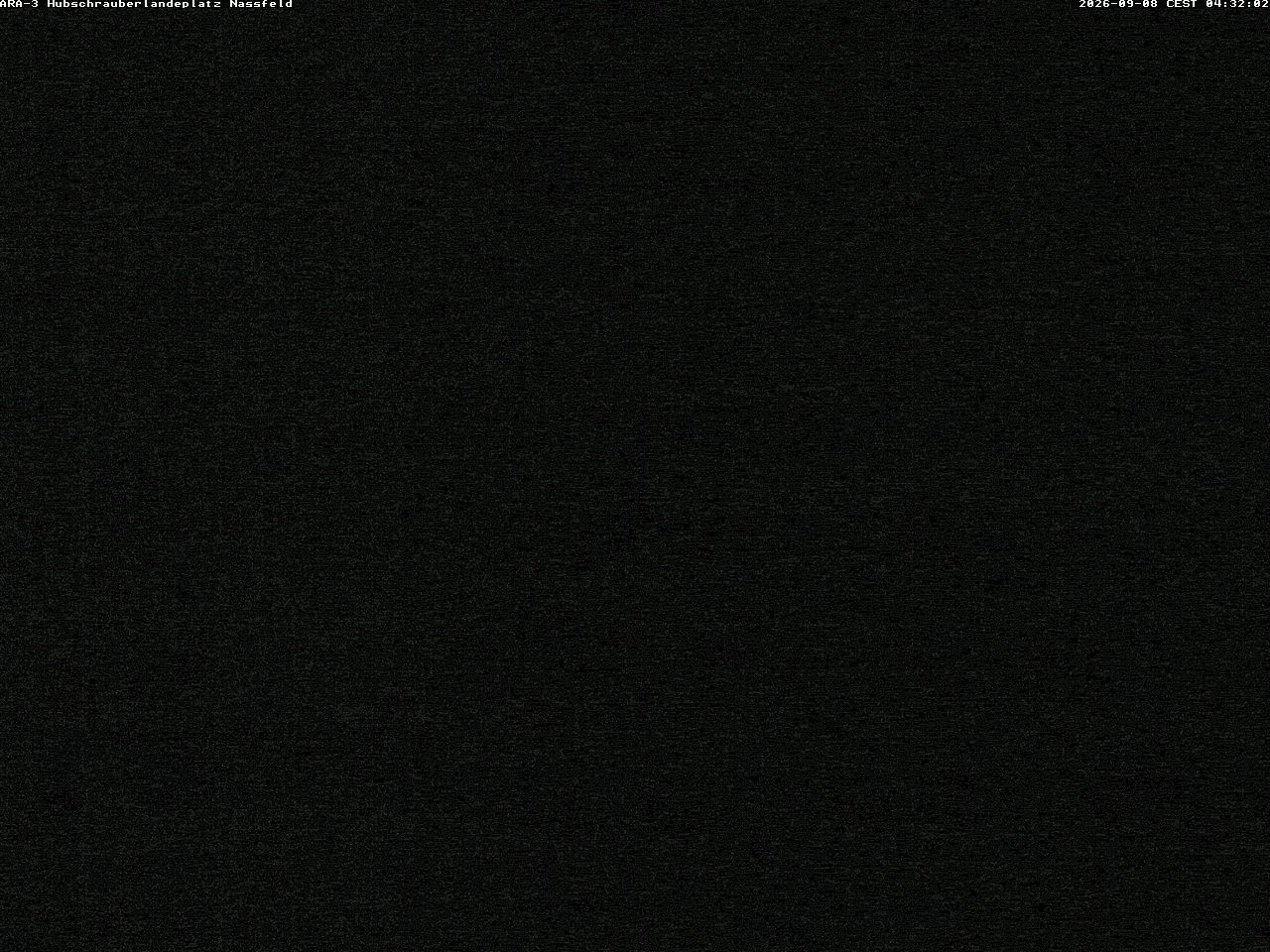 Archiv Foto Webcam Hubschrauberlandeplatz Nassfeld