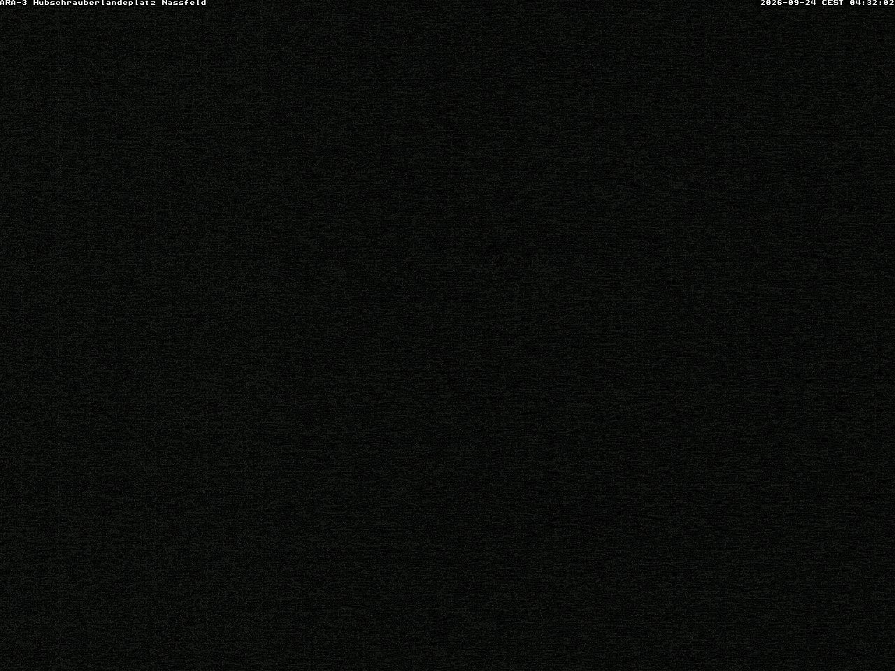 Archiv Foto Webcam Hubschrauberlandeplatz Nassfeld