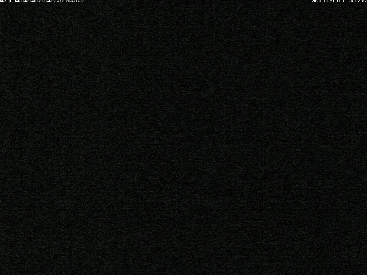 Archiv Foto Webcam Hubschrauberlandeplatz Nassfeld