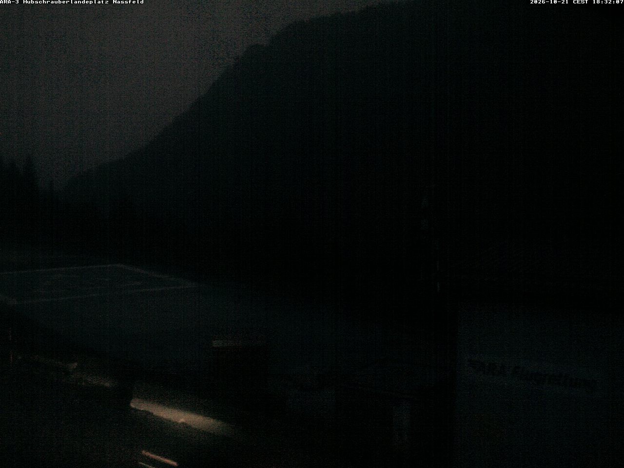 Archiv Foto Webcam Hubschrauberlandeplatz Nassfeld