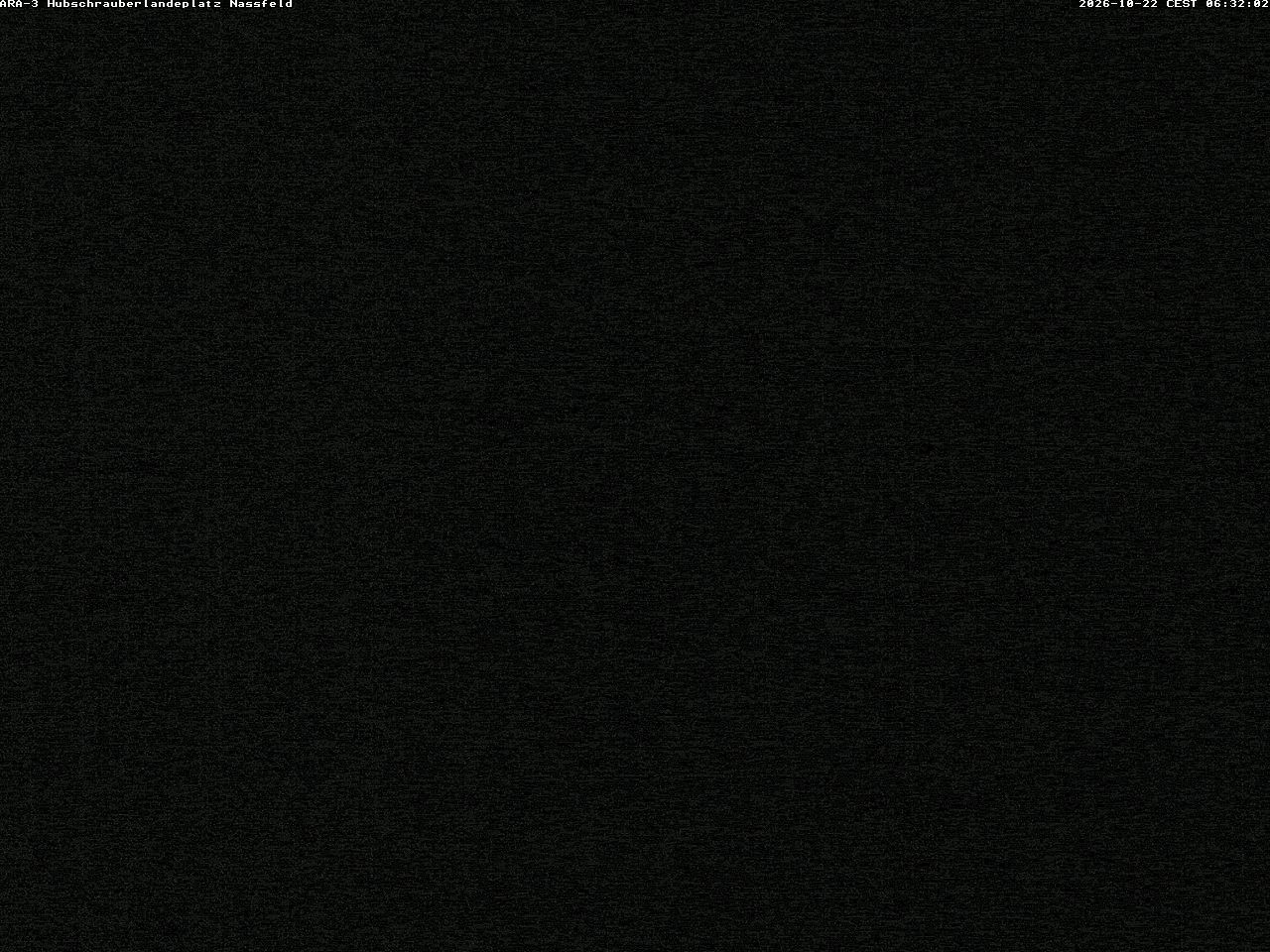 Archiv Foto Webcam Hubschrauberlandeplatz Nassfeld