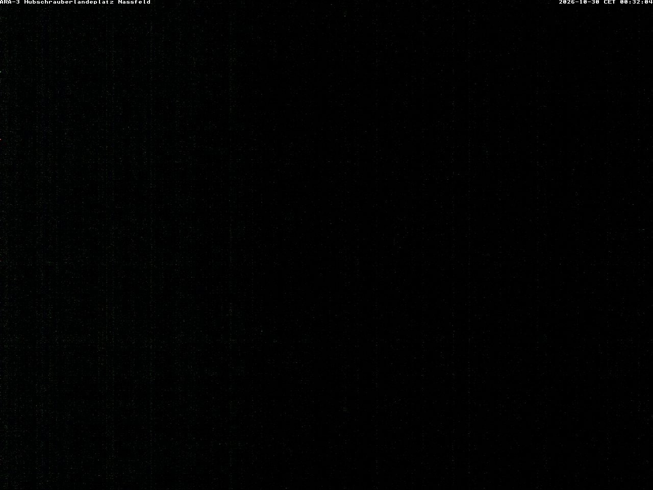 Archiv Foto Webcam Hubschrauberlandeplatz Nassfeld
