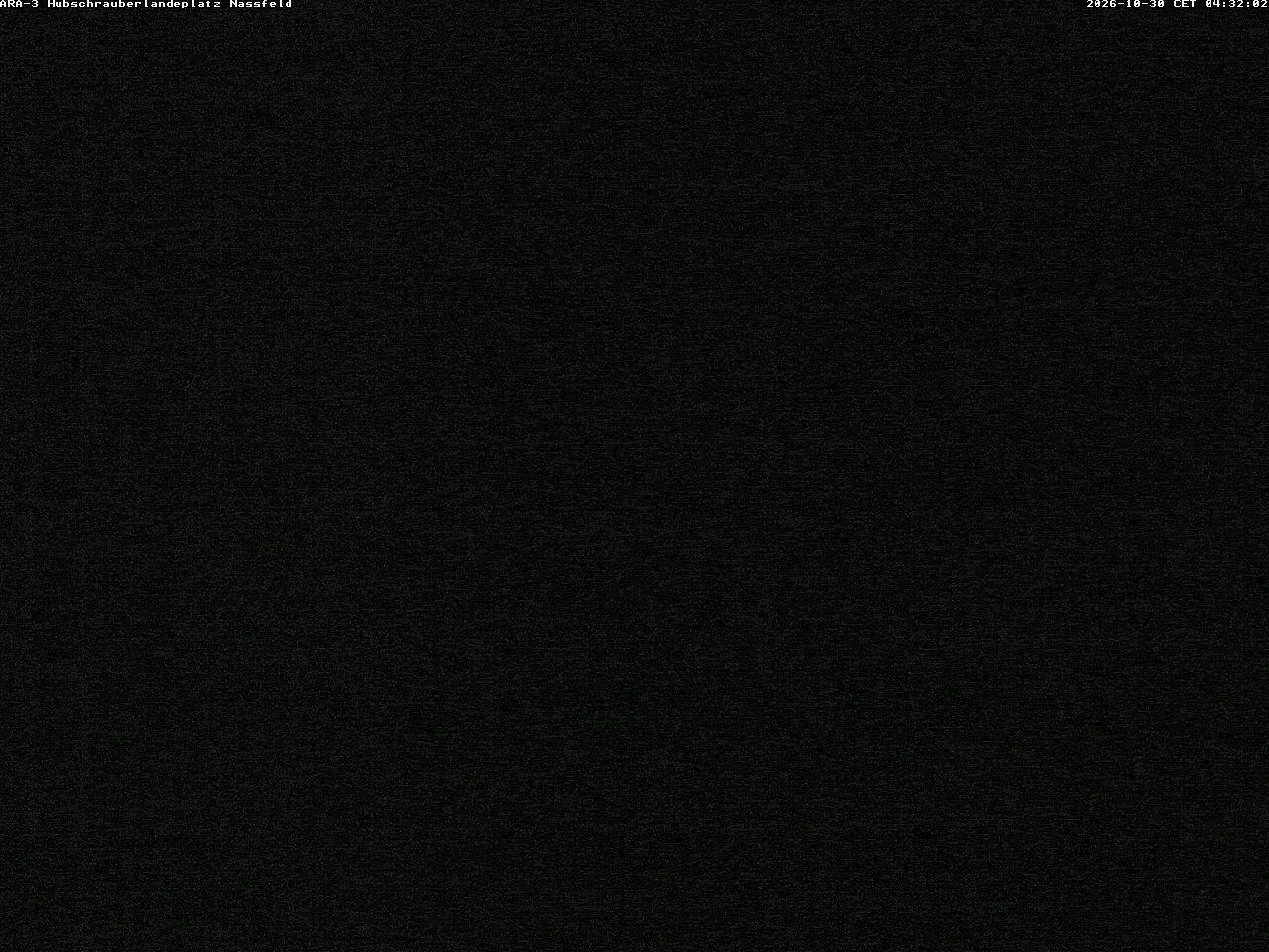 Archiv Foto Webcam Hubschrauberlandeplatz Nassfeld