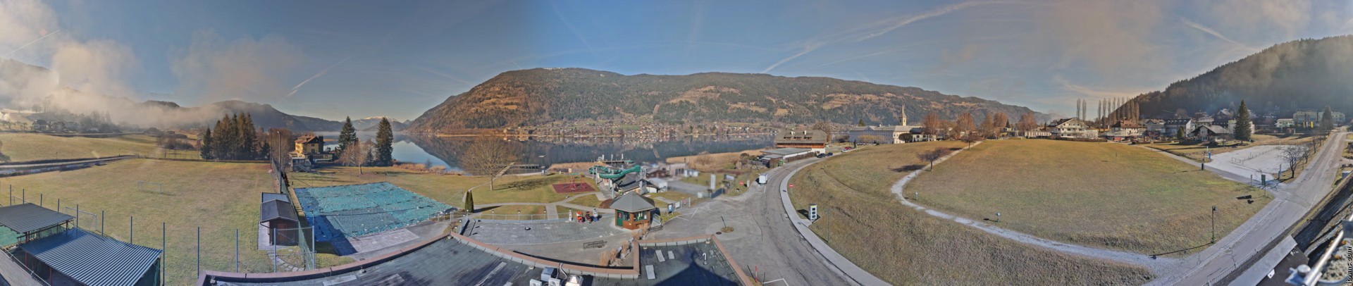 Archived image Webcam Panorama view Lake Ossiach