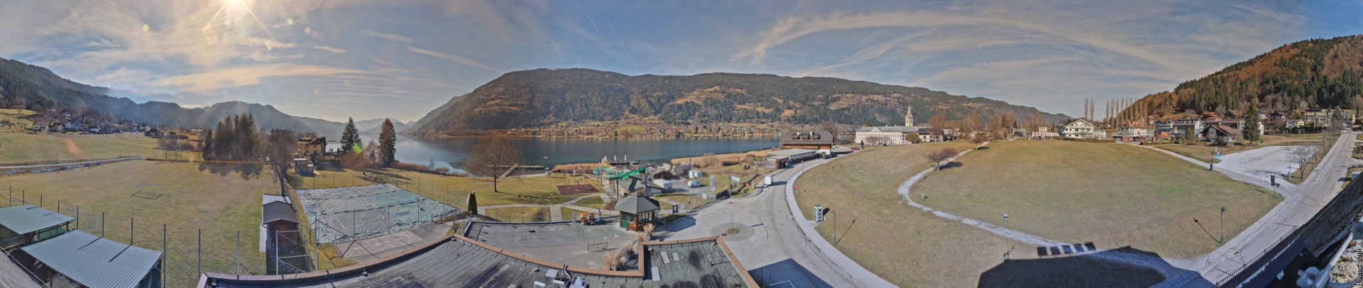 Archived image Webcam Panorama view Lake Ossiach