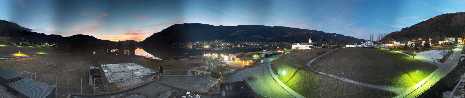 Archived image Webcam Panorama view Lake Ossiach