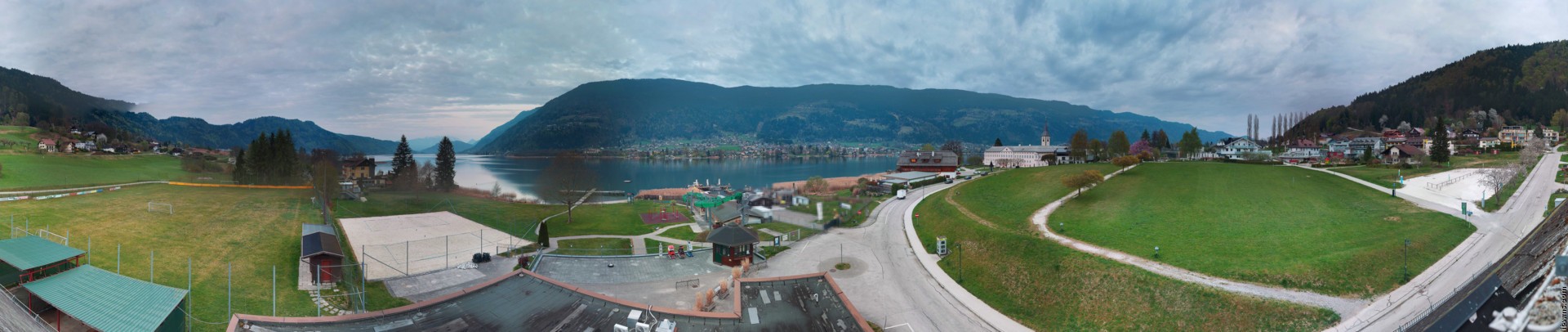 Archived image Webcam Panorama view Lake Ossiach