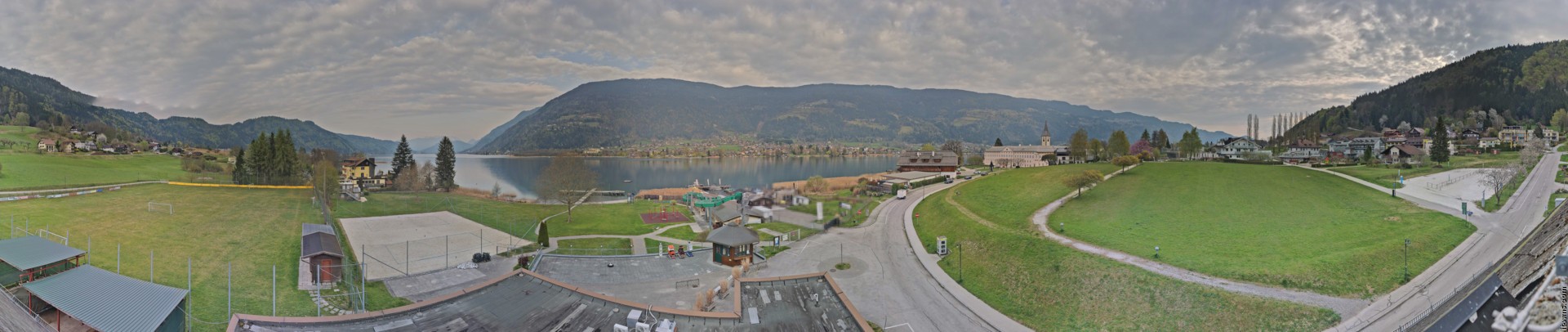 Archived image Webcam Panorama view Lake Ossiach