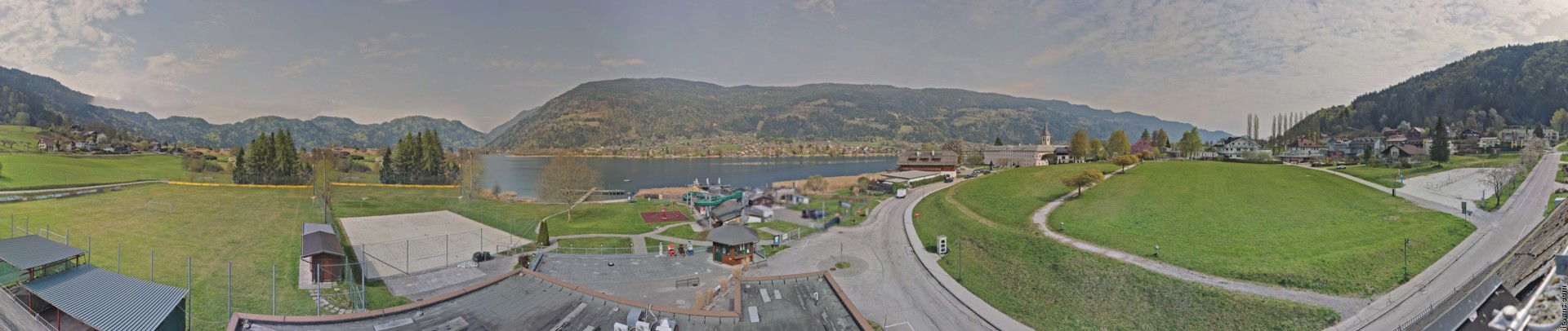 Archived image Webcam Panorama view Lake Ossiach