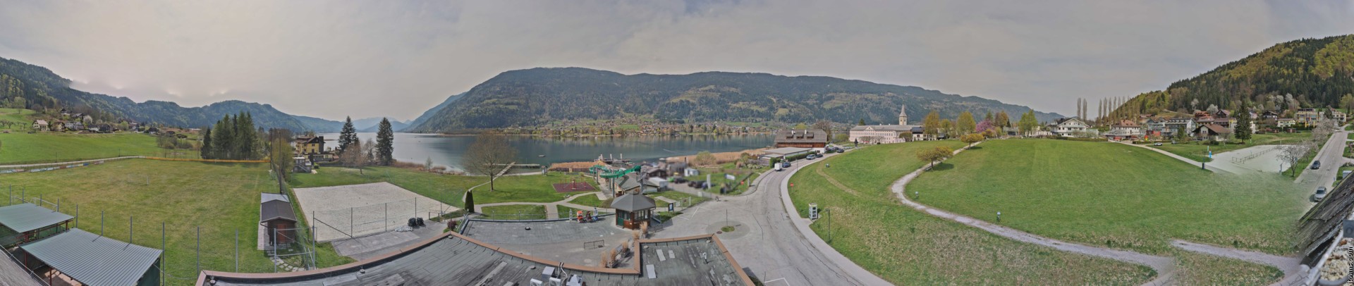 Archived image Webcam Panorama view Lake Ossiach