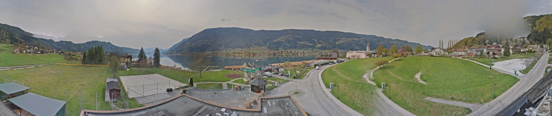 Archived image Webcam Panorama view Lake Ossiach