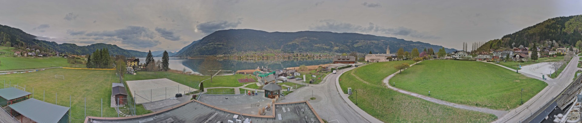 Archived image Webcam Panorama view Lake Ossiach