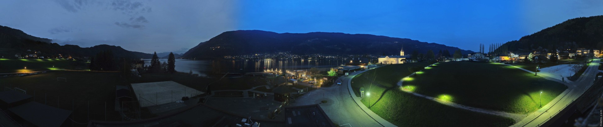 Archived image Webcam Panorama view Lake Ossiach