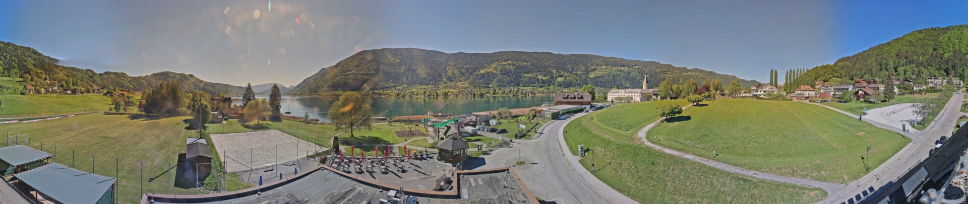 Archiv Foto Webcam Panorama vom Ossiacher See