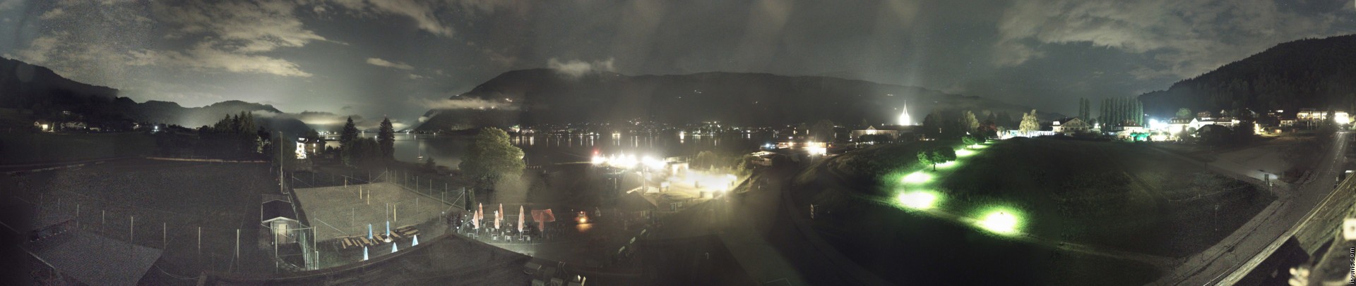 Archived image Webcam Panorama view Lake Ossiach
