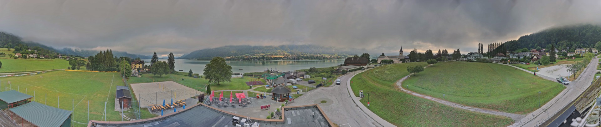 Archived image Webcam Panorama view Lake Ossiach