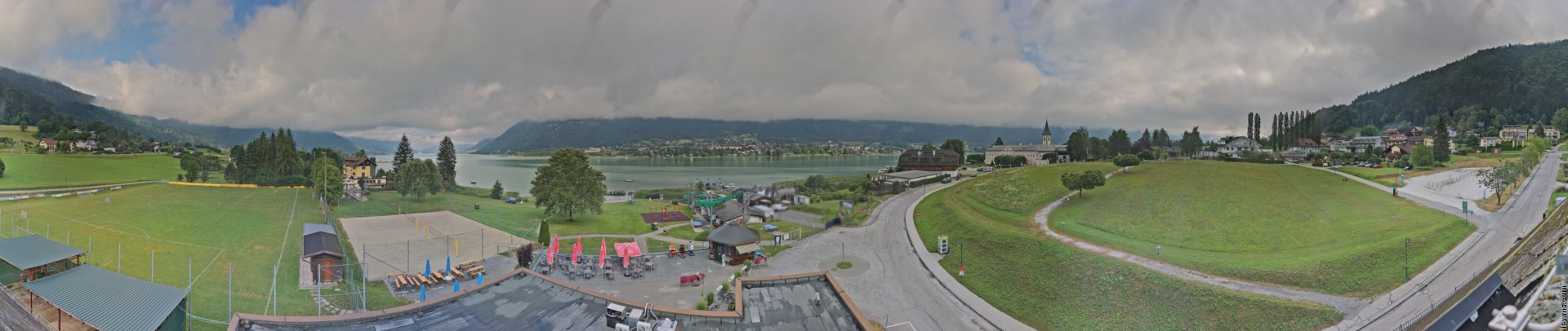 Archived image Webcam Panorama view Lake Ossiach