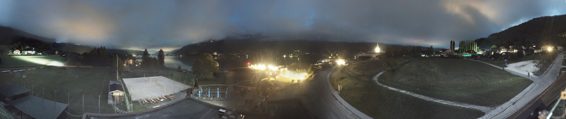 Archived image Webcam Panorama view Lake Ossiach