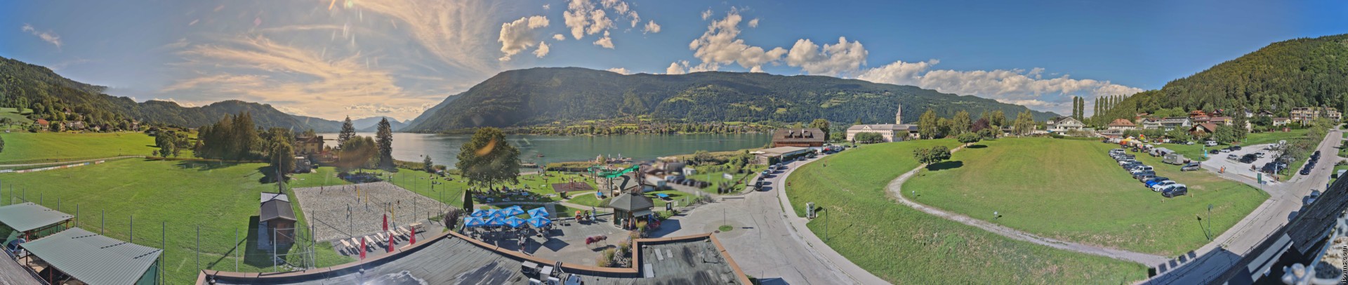 Archiv Foto Webcam Panorama vom Ossiacher See