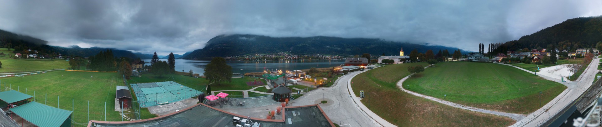 Archived image Webcam Panorama view Lake Ossiach