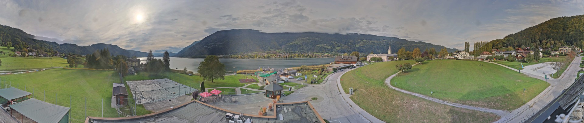 Archived image Webcam Panorama view Lake Ossiach