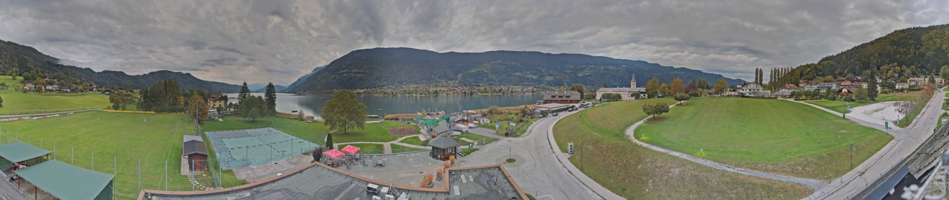Archived image Webcam Panorama view Lake Ossiach