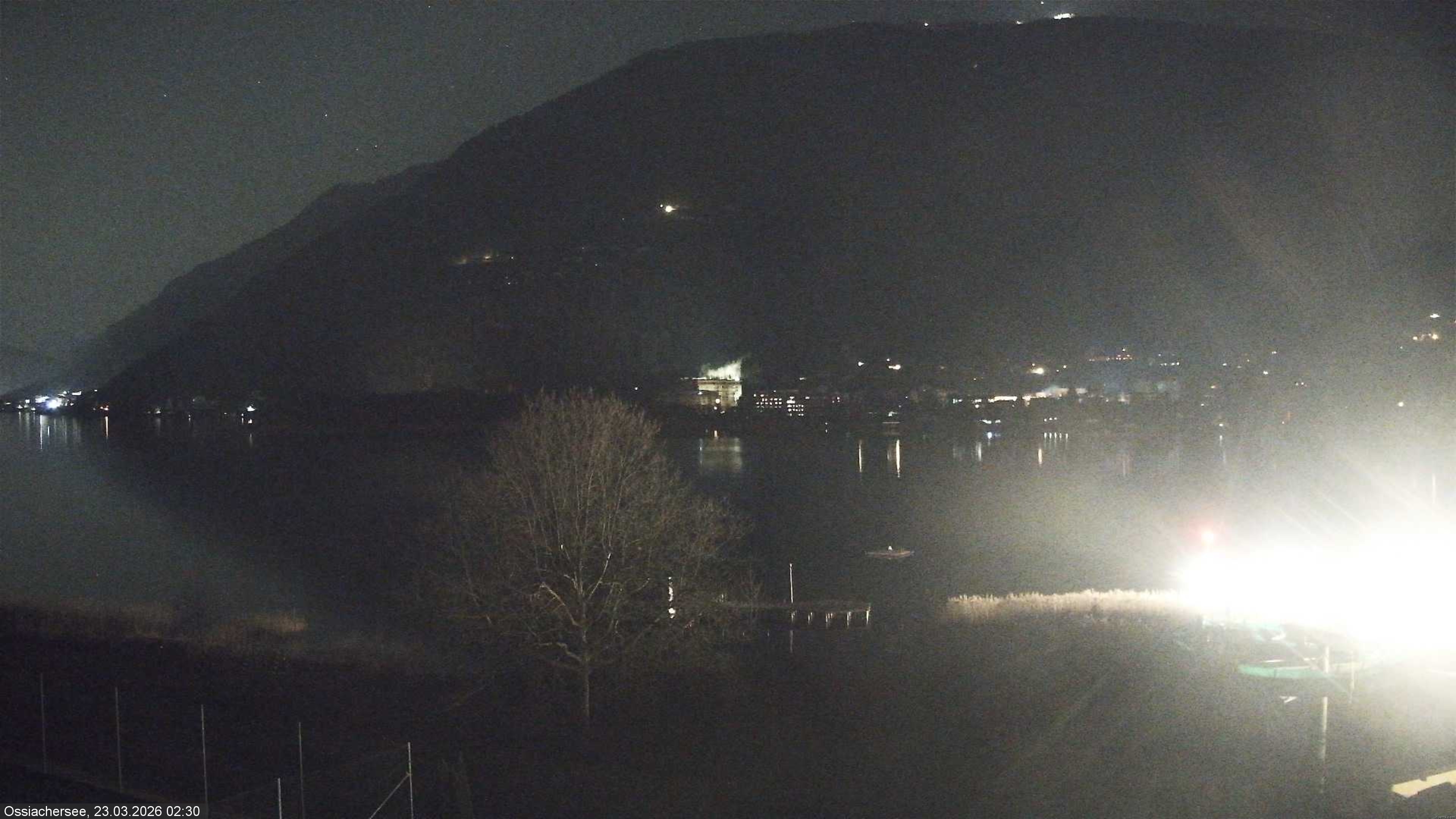 Archived image Webcam Lake Ossiacher See near Villach