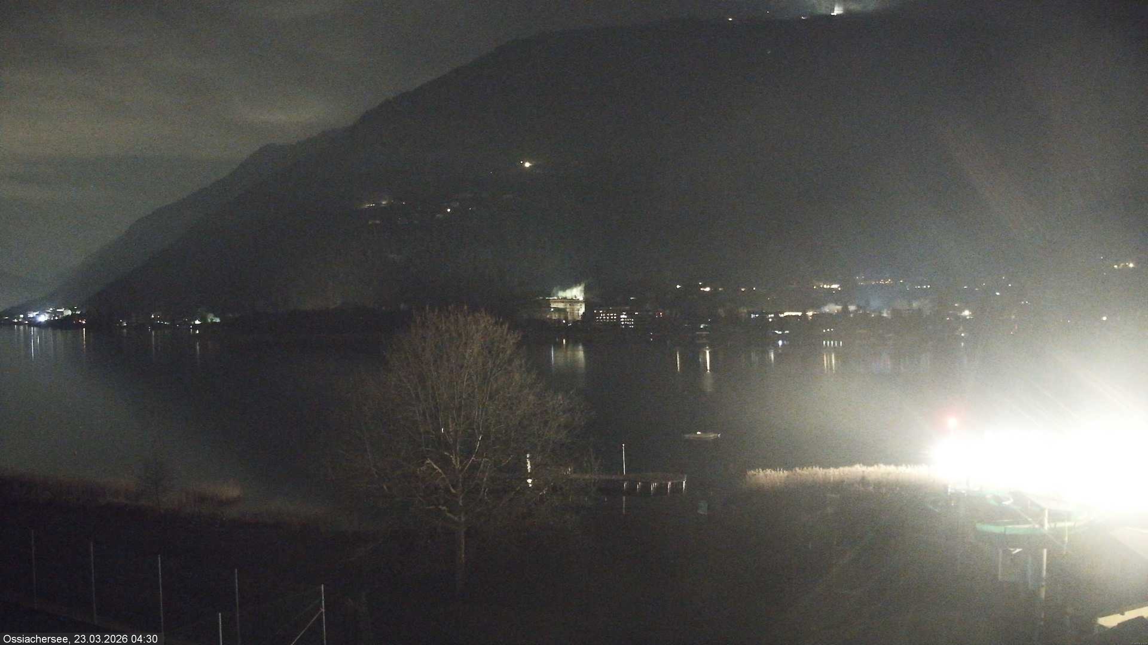 Archived image Webcam Lake Ossiacher See near Villach