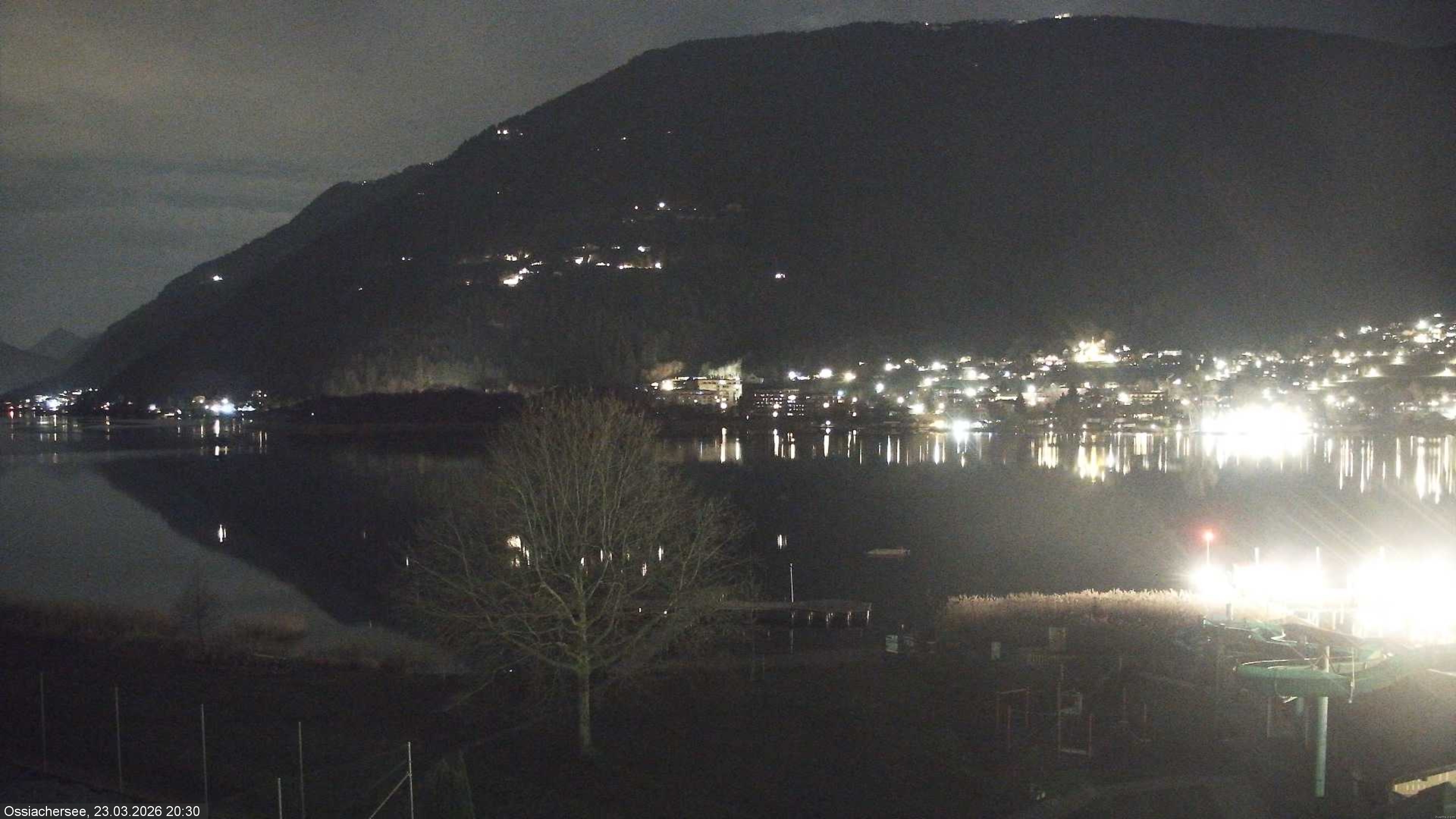 Archived image Webcam Lake Ossiacher See near Villach