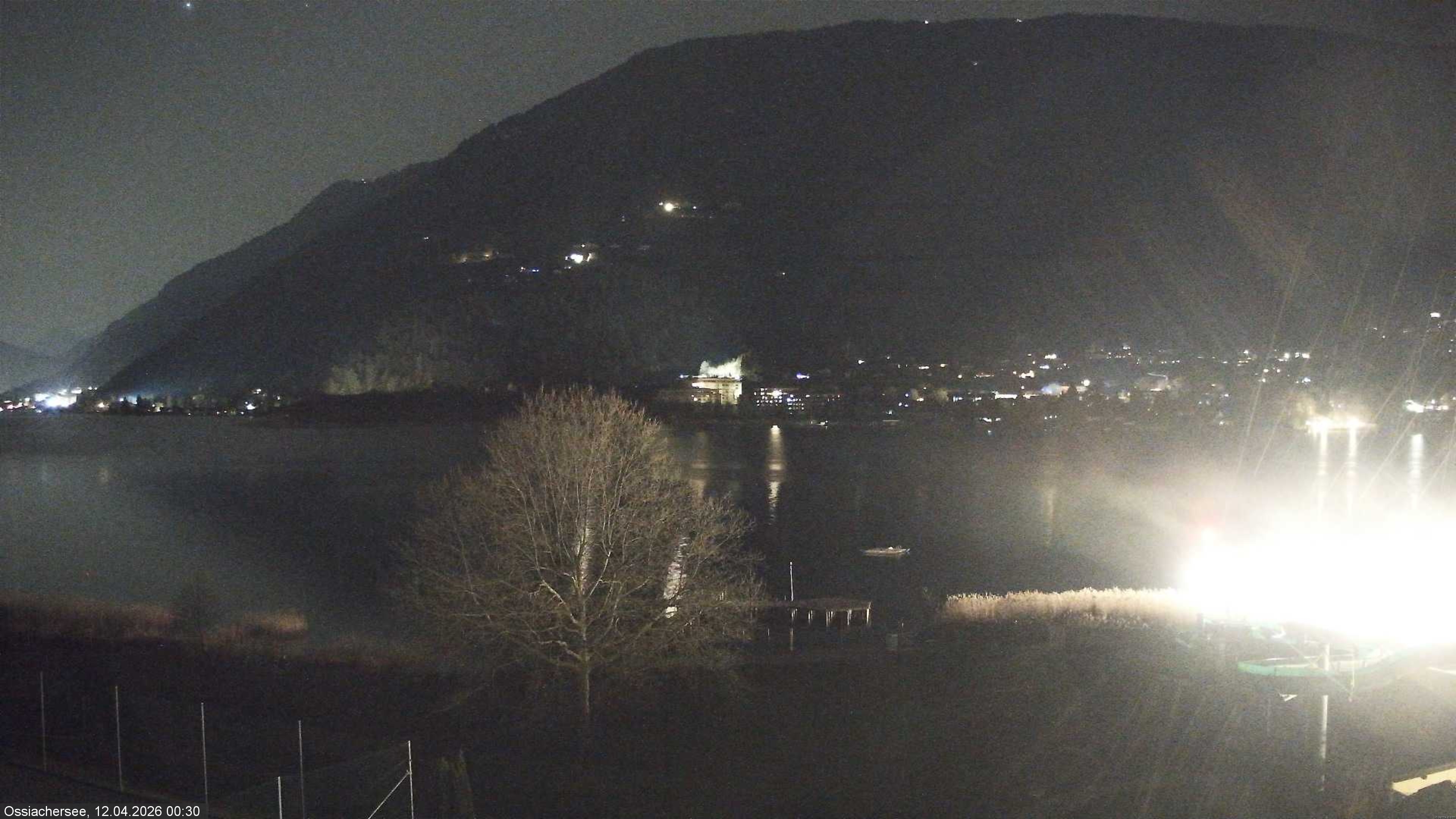 Archived image Webcam Lake Ossiacher See near Villach