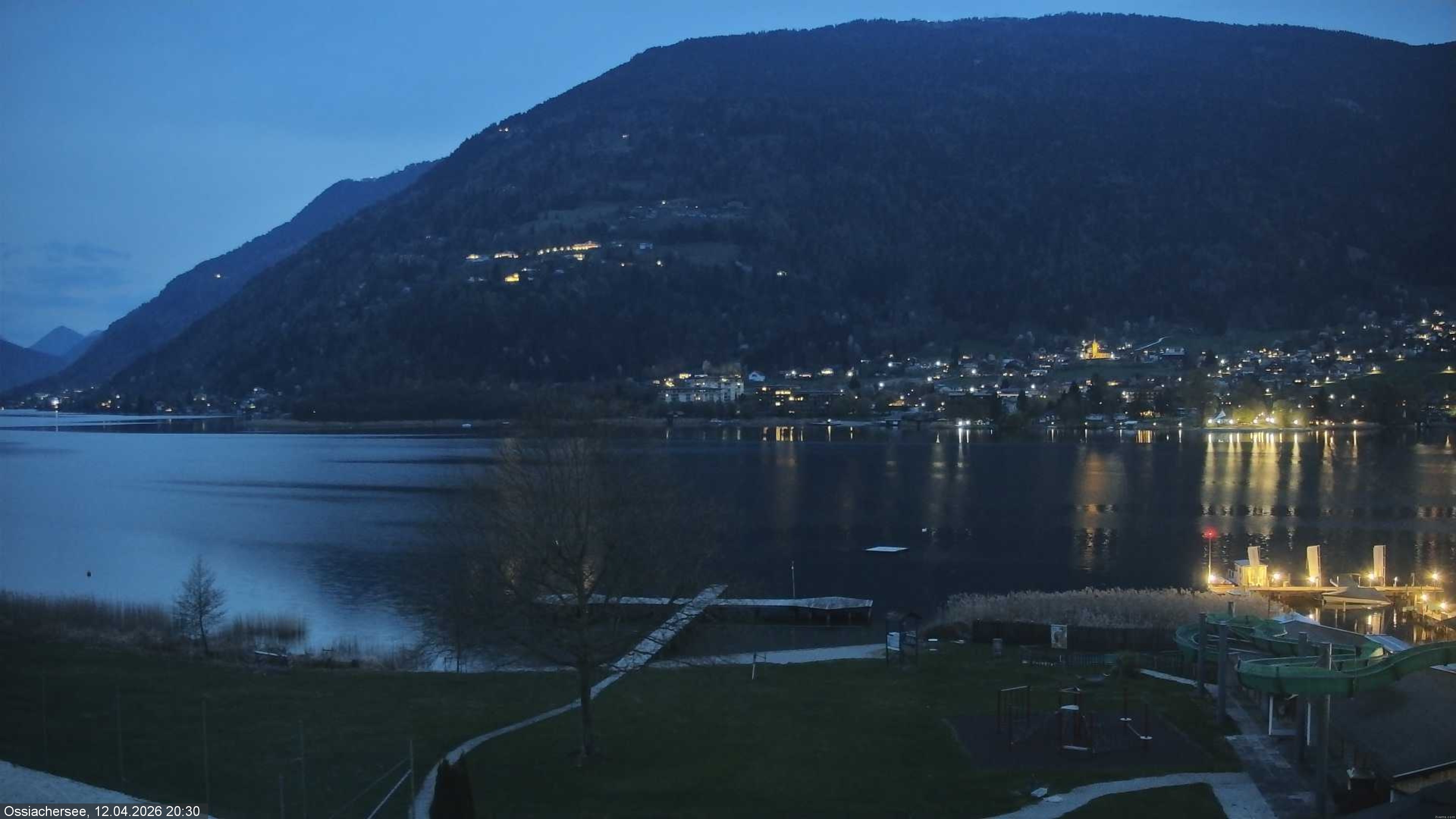 Archived image Webcam Lake Ossiacher See near Villach